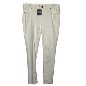 Matilda Jane Sweet Caroline White Jeans Size 12 Skinny Stretch